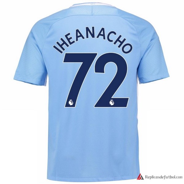 Camiseta Manchester City Primera equipación Iheanacho 2017-2018